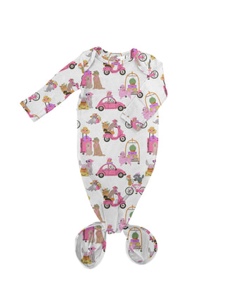Knotted Gown Puppy Chic