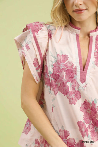 Sharla’s Mixed Floral Top