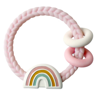 Ritzy Rattle Silicone Rattler Rainbow