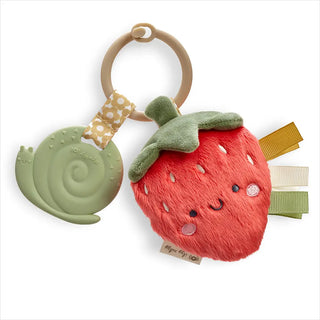 Itzy Pal Plush Teether Strawberry