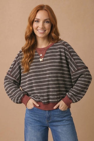 Cozy Meets Autumn Pullover Sweatshirt