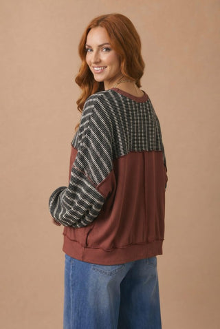 Cozy Meets Autumn Pullover Sweatshirt