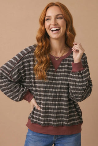 Cozy Meets Autumn Pullover Sweatshirt