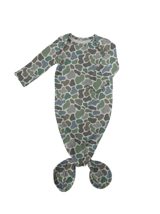 Knotted Camo Gown