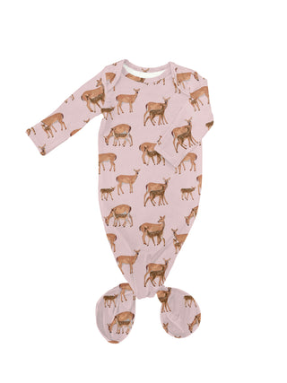 Knotted Does and Fawn Gown