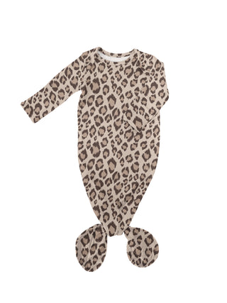 Knotted Classic Leopard Gown