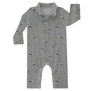 Long Sleeve Romper Mallard Duck