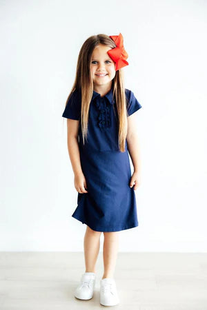Navy Polo Dress