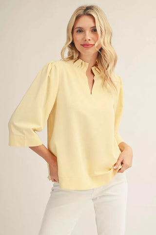 Bubble Ruffle Top