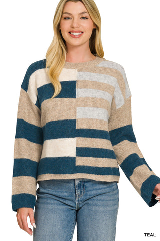 The Mixed and Mingle Striped Sweater